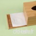 Cabilock Rectangular Bamboo Tissue Box Decorative Desktop Paper Towel Box Cover Napkin Holder - 19.8x12x9cm - B07VNQBD81